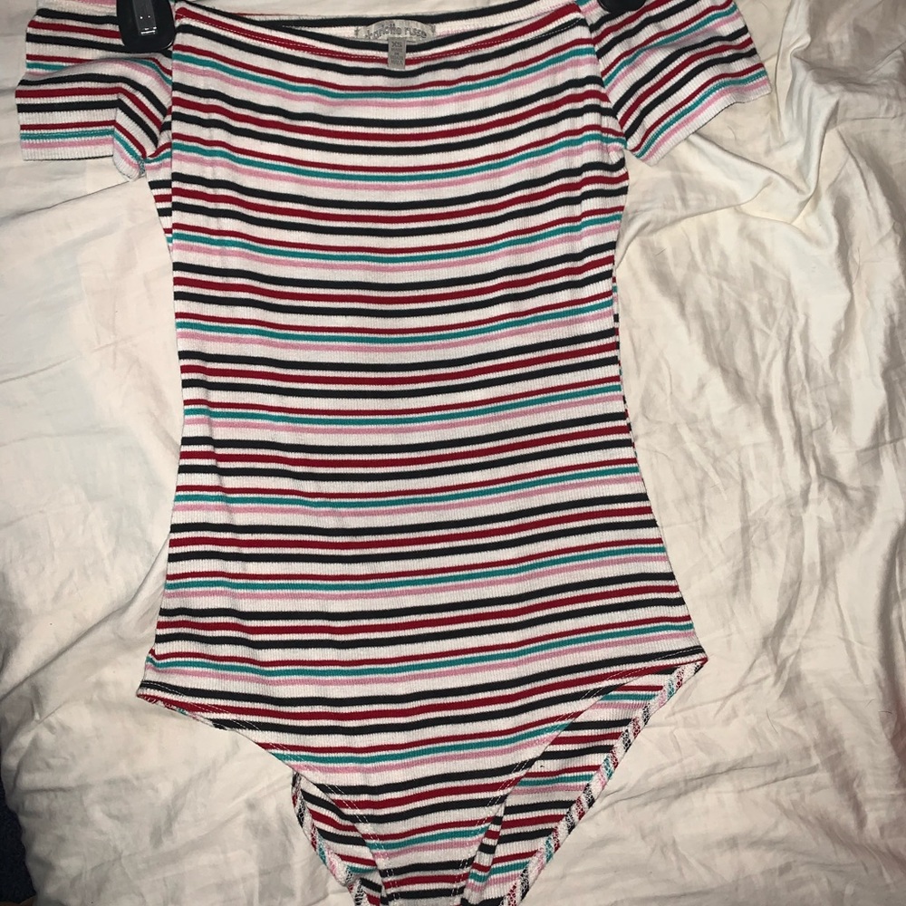 Charlotte Russe colorful bodysuit